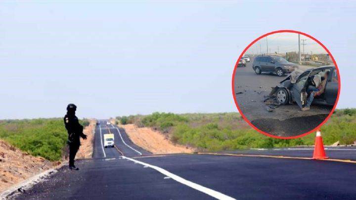 Accidente en la Carretera Colombia deja un auto destrozado y a su conductor herido