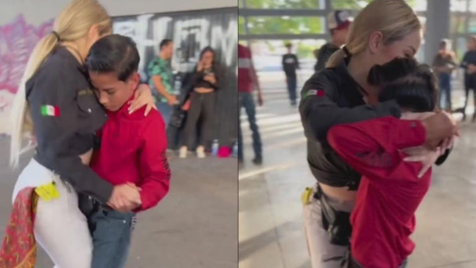 El muy sugerente baile se volvió viral en las redes sociales, aplaudiendo la valentía del chico para sacar a bailar a su hermosa profesora