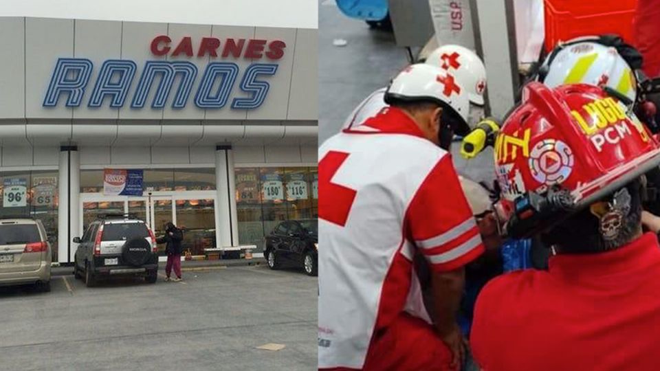 Un empledo murió prensado en la Carnicería Ramos de Monterrey