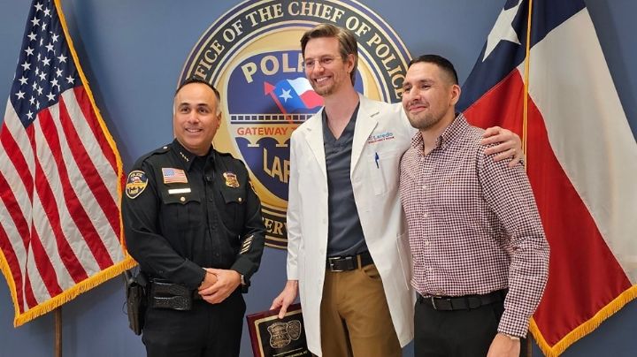 Doctor le salva la vida a policía de Laredo; le detectó rara y grave condición