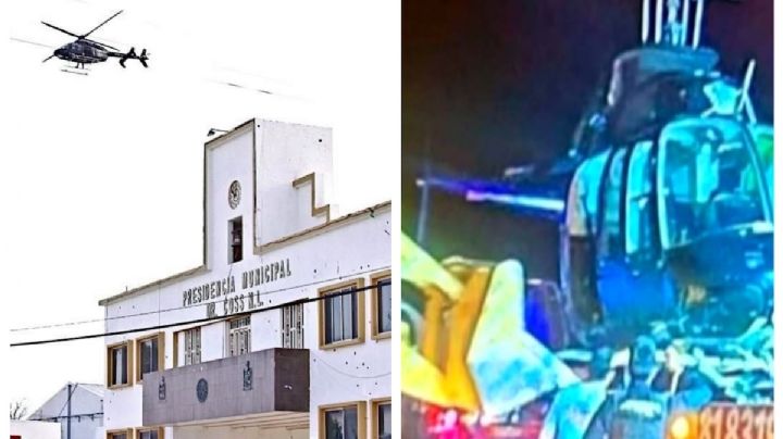 Cae helicóptero de Fuerza Civil en Doctor Coss, Nuevo León