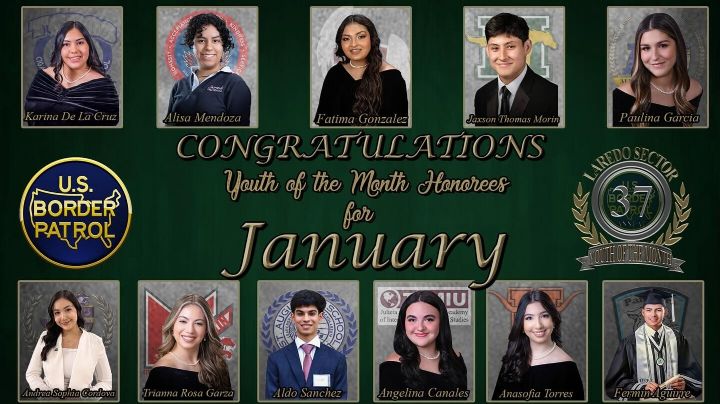 En Laredo, Patrulla Fronteriza reconoce a jóvenes destacados