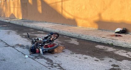 Motociclista al borde de la muerte por accidente en Nuevo Laredo