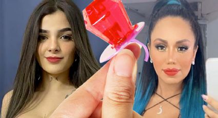 Karely Ruiz y Luna Bella protagonizan romántico beso con Ring Pop | VIDEO