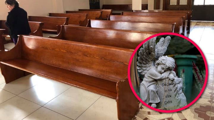 Niña de 4 años muere durante misa mientras jugaba con una banca