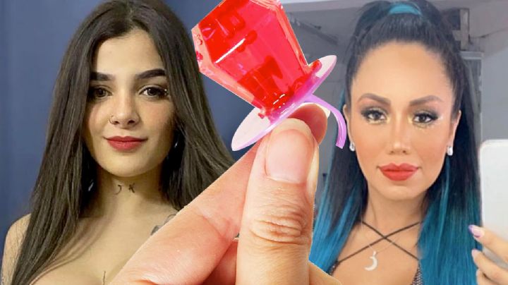 Karely Ruiz y Luna Bella protagonizan romántico beso con Ring Pop | VIDEO