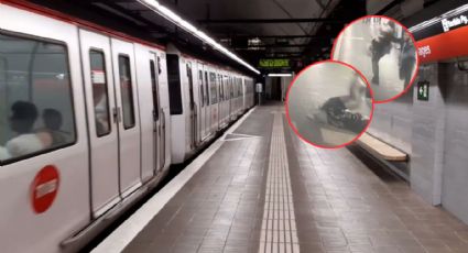 Una joven es brutalmente golpeada en una estación de metro | VIDEO