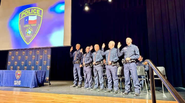Nuevos policias reforzaran la seguridad del Distrito  Escolar Independiente Unido en Laredo