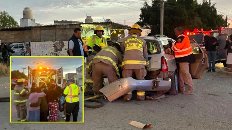 El menor de 10 años quedó atrapado entre los fierros retorcidos del auto que lo llevaría como todos los días a la escuela