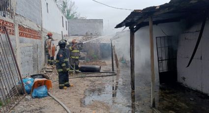 Registran incendio en casa de Bulevar Colosio; hombre resultó herido