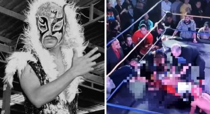 Momento exacto en que Rey Destroyer muere en el ring por mala maniobra | VIDEO