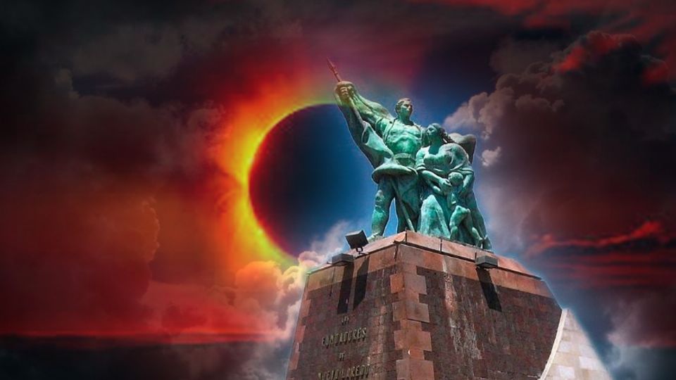 El eclipse en Nuevo Laredo