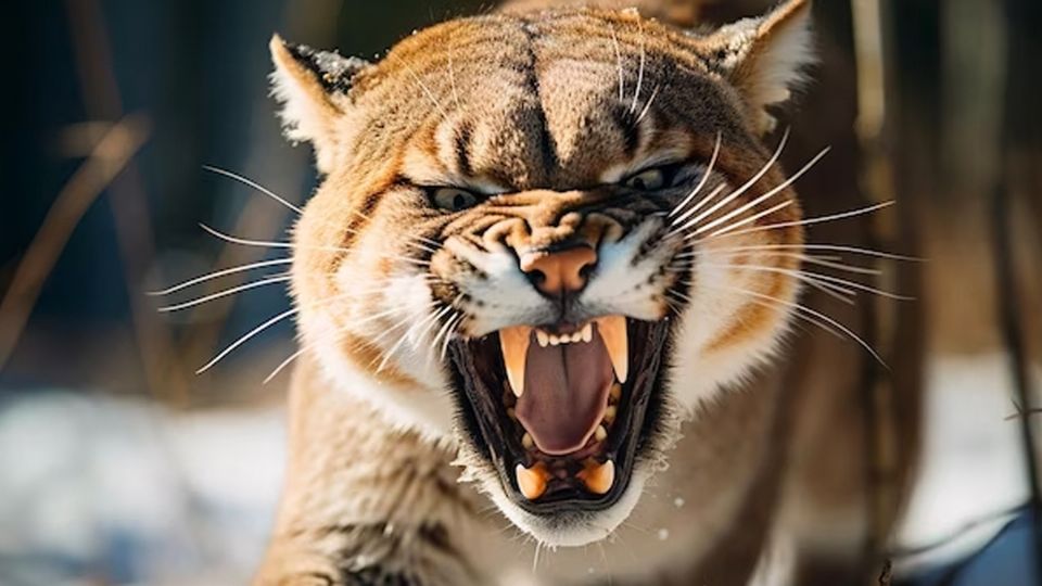 Los campesinos y el puma estvuieron frente a frente