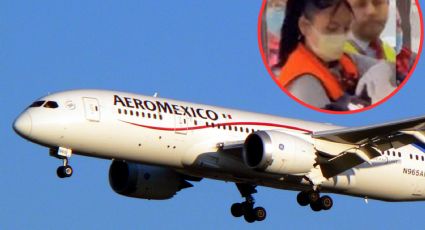 ¡Bebé en el aire!: nace niño en vuelo de Aeroméxico | VIDEO