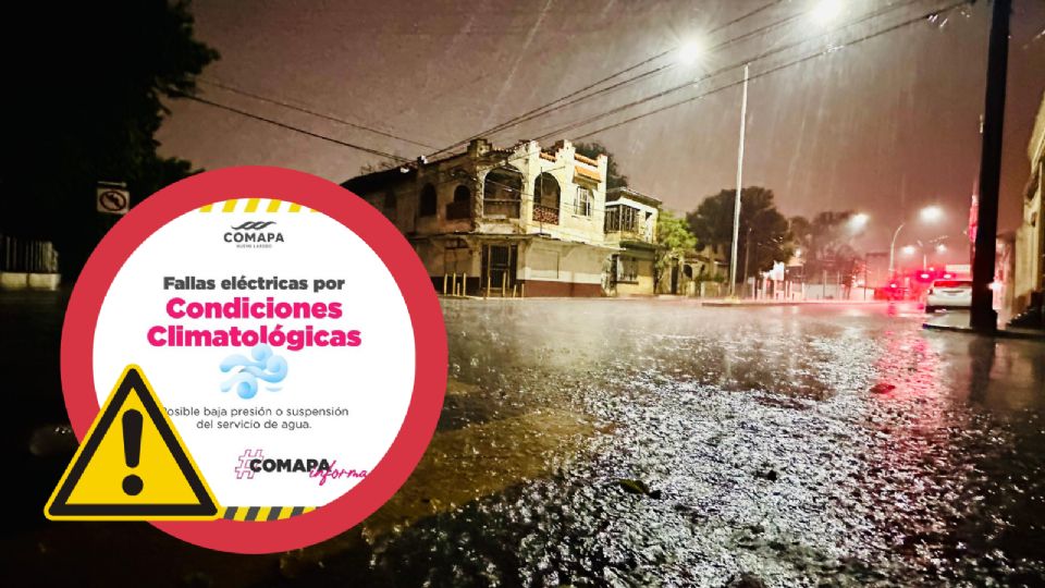 Durante casi dos horas lluvia, granizo, tormenta y relámpagos cayeron en la ciudad.