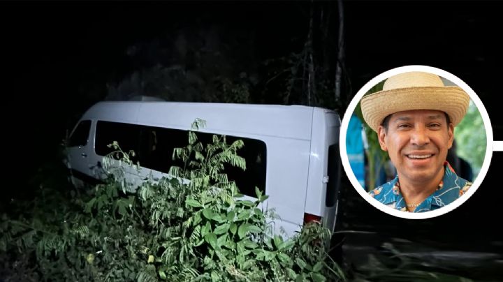 'El Costeño' cae a un barranco con su camioneta, cuando viajaba a Tamaulipas