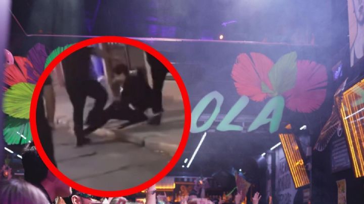 Guardias de seguridad dan golpiza a joven afuera de un bar en León | FUERTES IMÁGENES