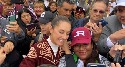 Claudia Sheinbaum visita Nuevo Laredo; la reciben con porras | EN VIVO