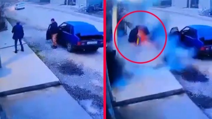 Hombre deja caer chispa al drenaje y explota; mató a dos personas | VIDEO