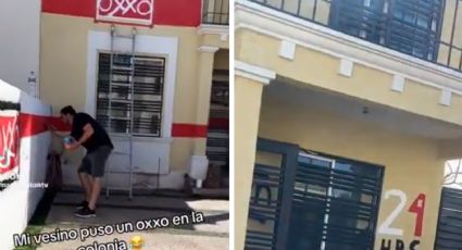Hombre abre OXXO en su propia casa; así fue como lo armó | VIDEO