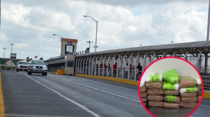 Incautan millonario cargamento de meta en el Puente Internacional Hidalgo