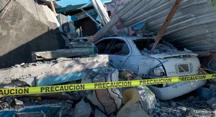 Momento exacto de la explosión en la unidad habitacional de Valle Hermoso | VIDEO