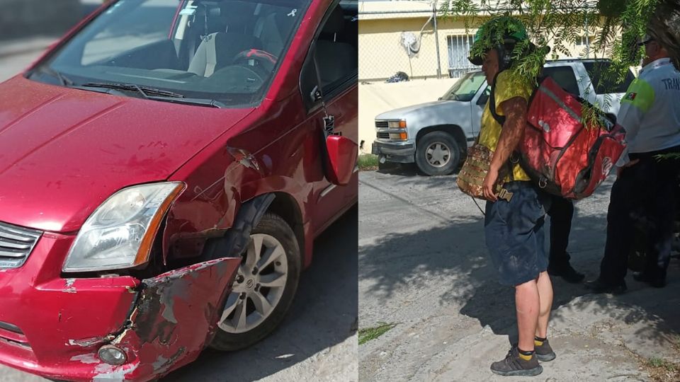 Afortunadamente el conductor de moto vivió para contarlo