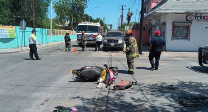 Motociclista queda seriamente herido tras ser atropellado en colonia Guerrero