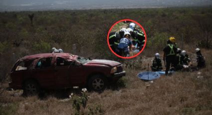 Muere un adulto y una niña de 8 tras volcadura en la carretera a las Grutas de García