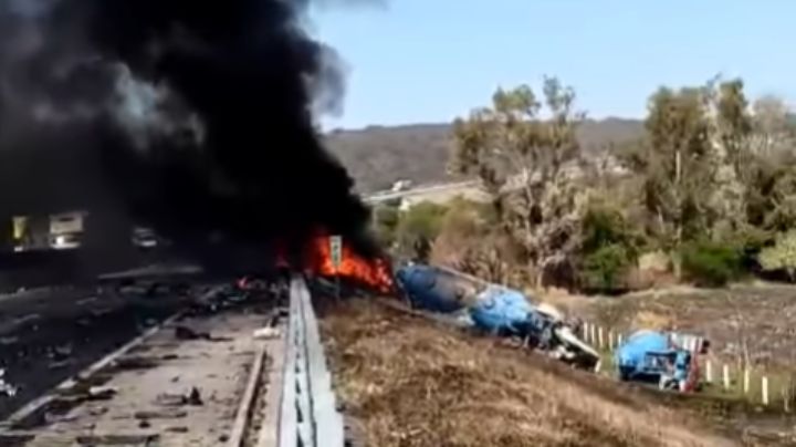 Terrible accidente vial en la México-Querétaro deja una persona sin vida en el lugar