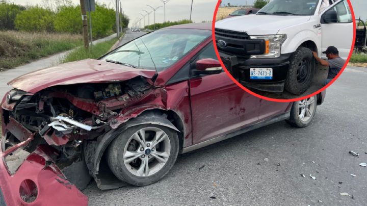 Por no poner atención, distraído conductor provoca aparatoso accidente en la colonia Concordia