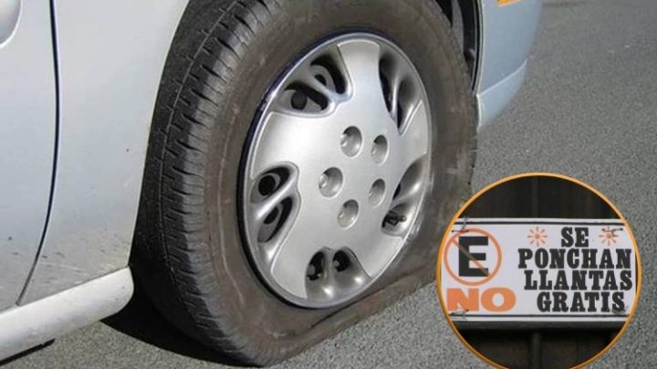 'Se ponchan llantas gratis': ¿es legal, y qué hacer si te la aplican?