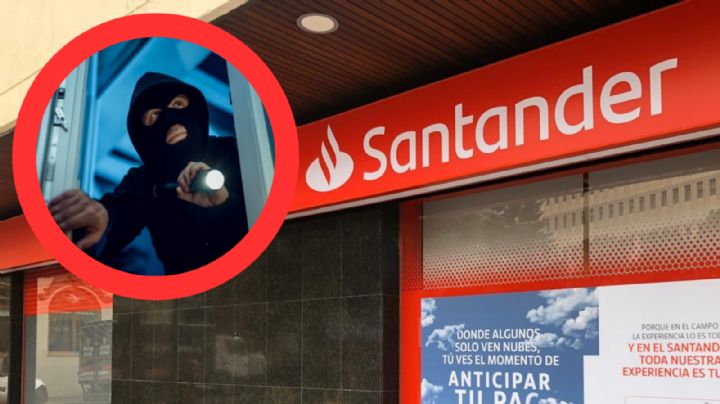 Roban más de 2 millones de pesos en sucursal de Santander y empleados se dan cuenta muy tarde