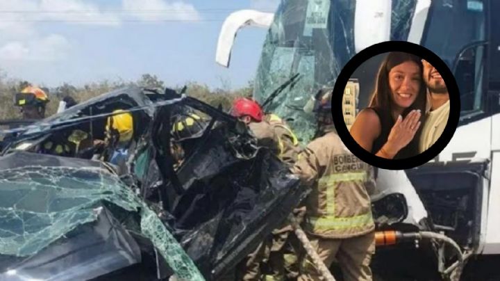 Terrible accidente deja sin vida a argentina; su auto queda destrozado y ella, prensada