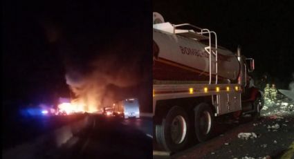 Rescatan a trailero de morir calcinado en voraz incendio en Los Chorros | VIDEO