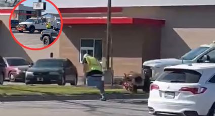 Hombre intenta evitar robo de auto y le pasan por encima con una camioneta | VIDEO