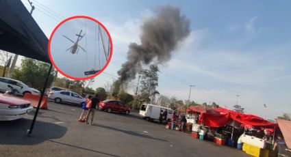 Filtran audio de los últimos momentos del helicóptero que se desplomó en Ciudad de México