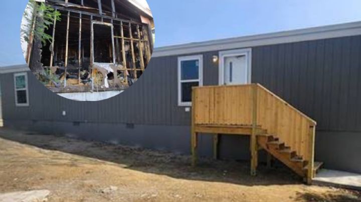 Reconstruyen vivienda que fue arrasada por un incendio en Laredo en 2022; una familia fue beneficida