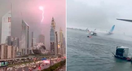 Tormentas apocalípticas en Dubái; reportan inundaciones en la ciudad más lujosa del mundo | VIDEO