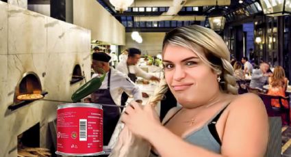 Wendy Guevara en 'finísimo' restaurante en París saca sus chiles y salsa botanera | VIDEO