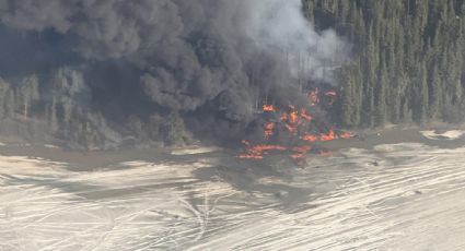 Avión comercial se estrella en río Alaska, se desconoce si hay sobrevivientes