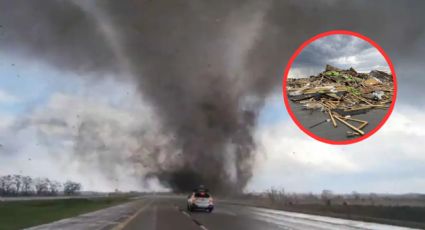 Captan la devastación y destrucción de los tornados en Nebraska | VIDEO