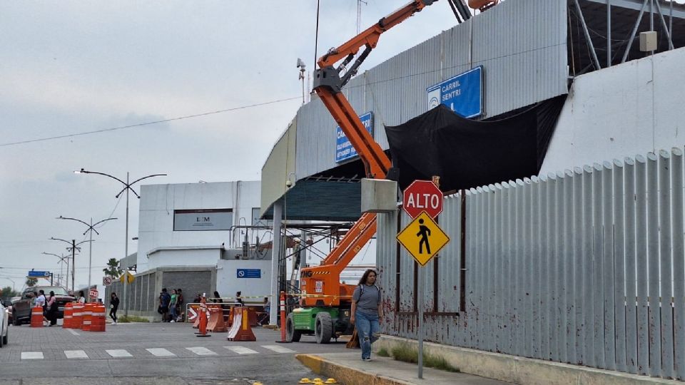 Remodelación de garita retrasa a usuarios