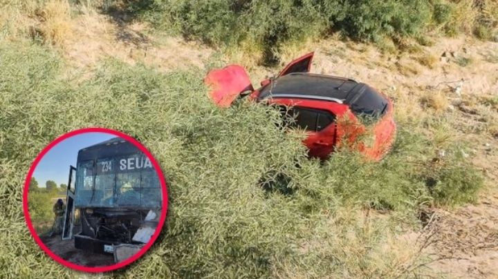Carambola en la carretera Torreón-San Pedro deja a 60 personas lesionadas