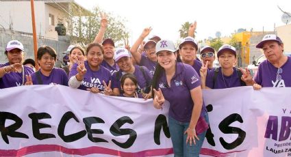 Yahleel Abdala recorre las calles de Villas de San Miguel; dialoga con vecinos