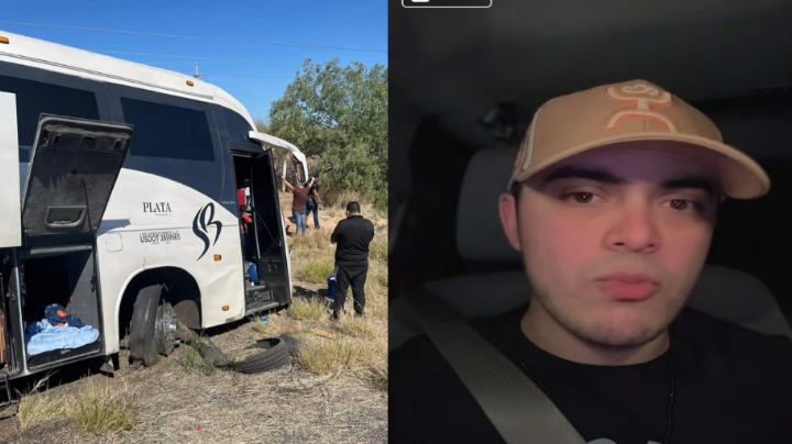 Sufre accidente autobús de la Banda Los Sebastianes; ¿cómo está el vocalista neolaredense?