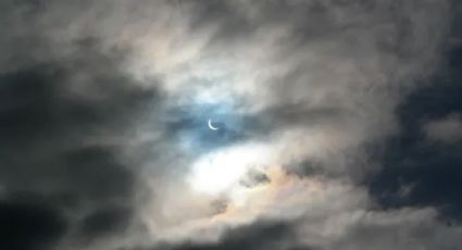 ¿Se puede ver un eclipse con el cielo nublado?