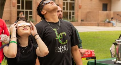 Eclipse Solar 2024: así vivieron estudiantes de Laredo Collage el fenómeno astronómico I FOTOS