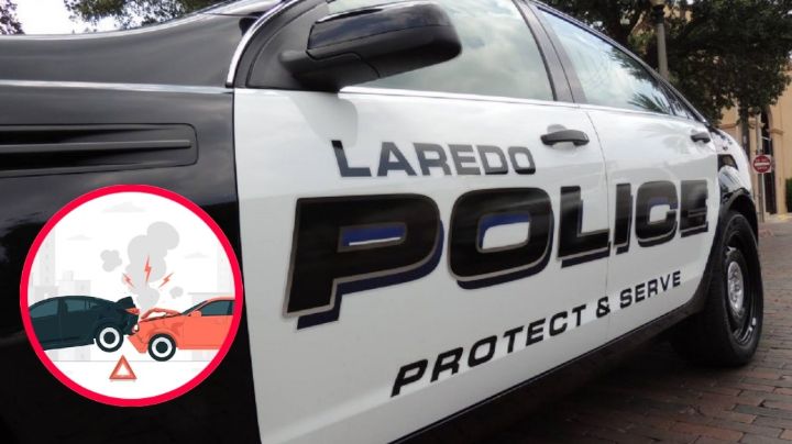 Mujer ebria, y con hijos, impactada patrulla de policías en Laredo