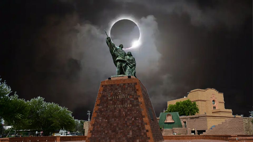 Eclipse solar total en Nuevo Laredo